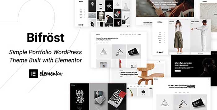 Download Free Bifrost - Simple Portfolio WordPress Theme