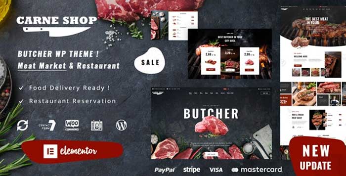 Download free Carne - Butcher & Meat Restaurant