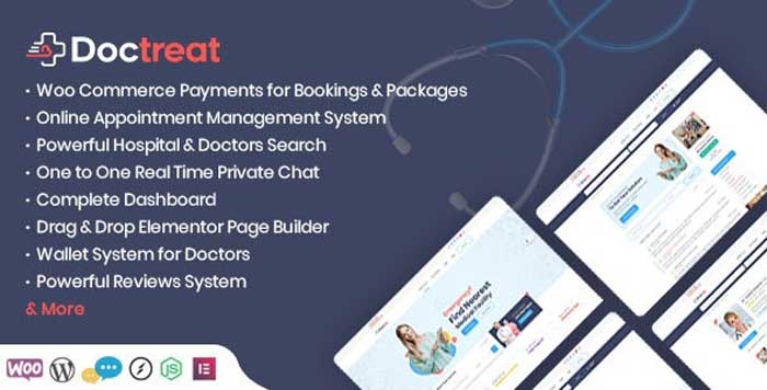 Doctreat v1.4.7 - Doctors Directory WordPress Theme free download