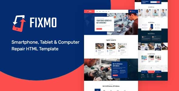 Fixmo v1.0 - Smartphone Repair Services HTML Template