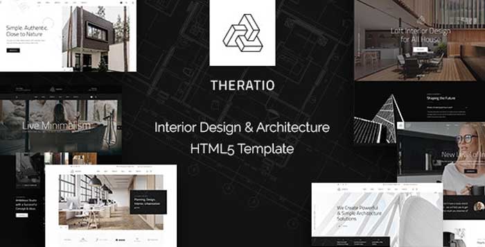 Download Free Theratio - Architecture & Interior Design Elementor