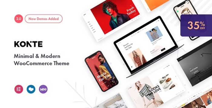 Download free Konte - Minimal & Modern WooCommerce Theme