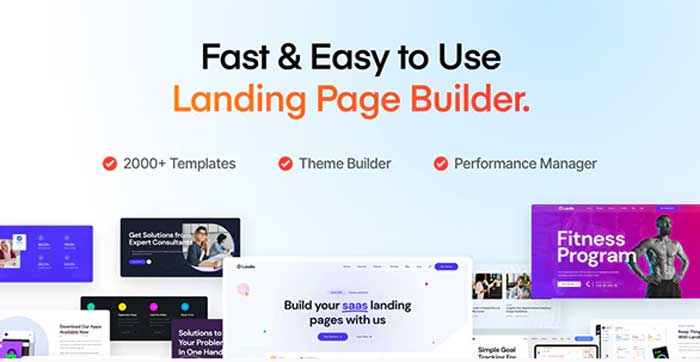 Landio – Multi-Purpose Landing Page WordPress Theme Free Download