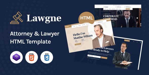 Lawgne v1.0 - HTML Template for Attorney & Lawyers