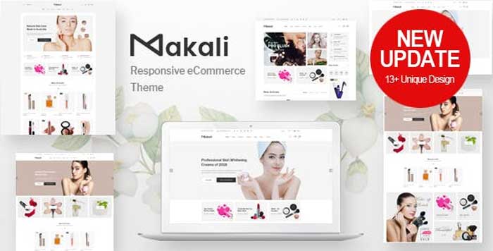 Download free Makali - Cosmetics & Beauty Theme