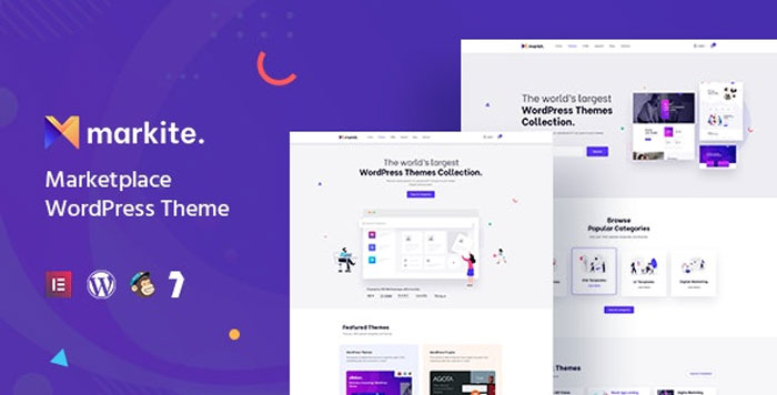 Download Free Markite  - Digital Marketplace WordPress Theme