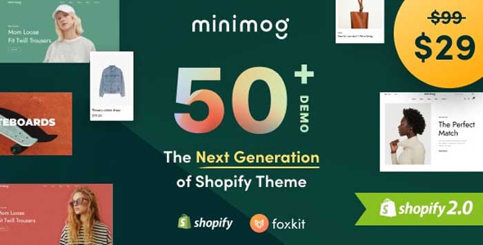 Download free Minimog - The Next Generation Shopify Theme