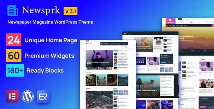 Newsprk - Newspaper WordPress Theme  Download Free