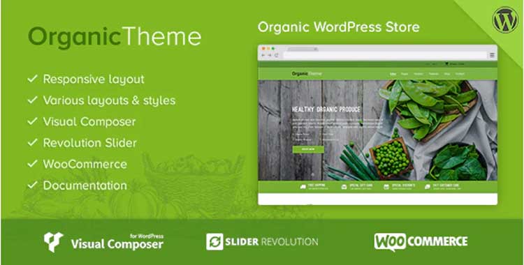 Organey - Organic Food WooCommerce WordPress Theme free download