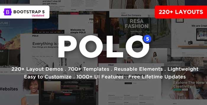 Polo - Responsive Multi-Purpose HTML5 Template - Free download