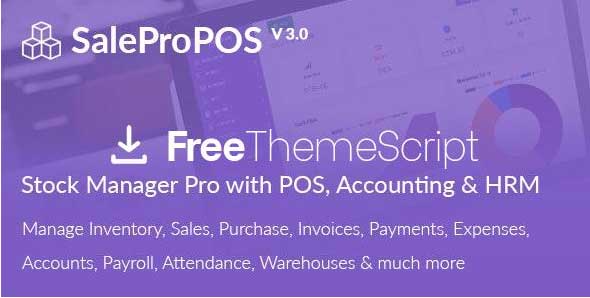 SalePro v3.1 – Inventory Management System with POS, HRM, Accounting – nulled