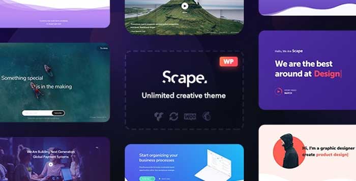 Download Free Scape - Multipurpose WordPress theme