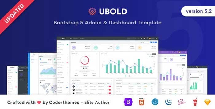 Ubold v5.2 - Admin & Dashboard Template free download