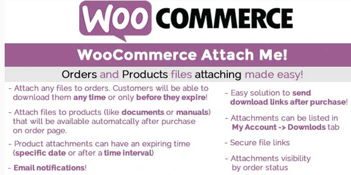  WooCommerce Attach Me!  free download