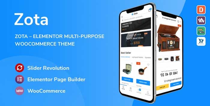 Download free Zota - Elementor Multi-Purpose WooCommerce Theme