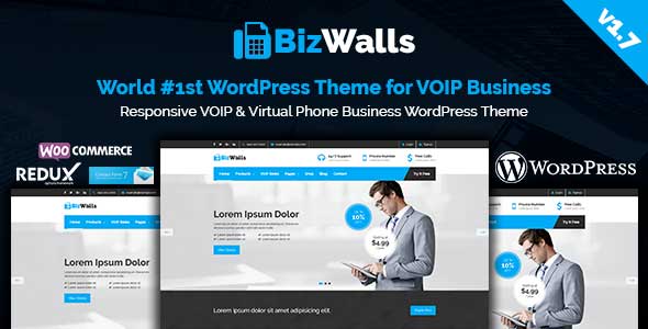 BizWalls v3.4 - Responsive VOIP & Virtual Phone Business