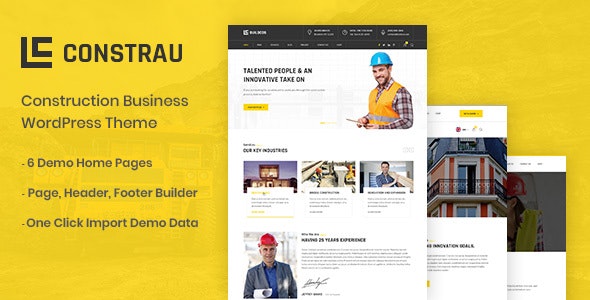 Constrau v1.1.9 - Construction Business WordPress Theme