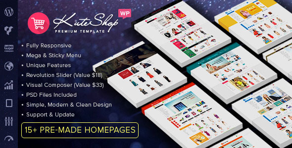 KuteShop v4.0.3 - Multipurpose WooCommerce Wordpres Theme free download