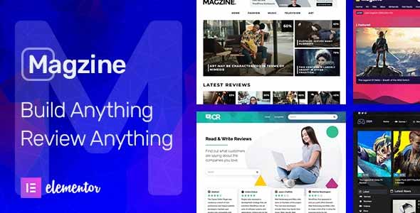 Magzine v1.1 - Elementor Review and Magazine Theme