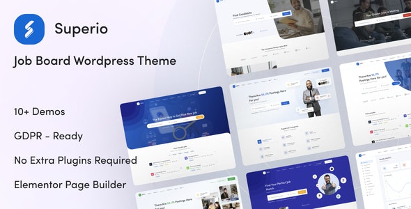 Superio v1.1.14 – Job Board WordPress Theme free download