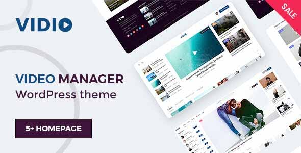 Vidio v1.1.8 - Video Manager WordPress theme