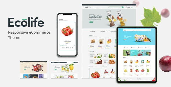 Ecolife v1.0.4 - Organic WooCommerce WordPress Theme