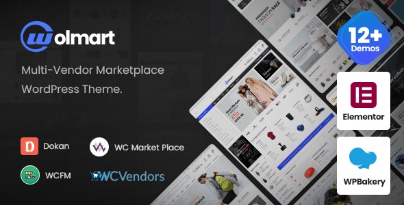 Wolmart v1.1.5 - Multi-Vendor Marketplace WooCommerce Theme