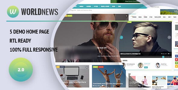 WorldNews v2.5 - Magazine RTL Responsive WordPress Blog\Magazine