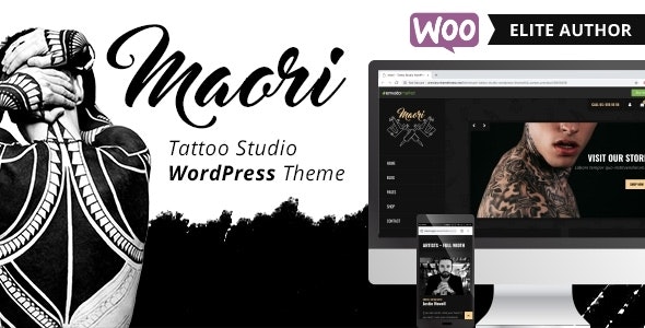 Maori v1.4.2 - Tattoo Studio WordPress Theme