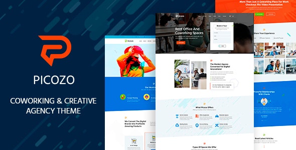 Picozo v1.6 - Coworking and Office Space WordPress Theme