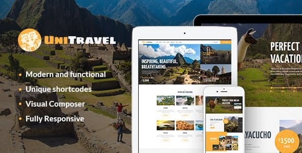 UniTravel v1.2.4 - Travel Agency & Tourism Bureau WordPress Theme