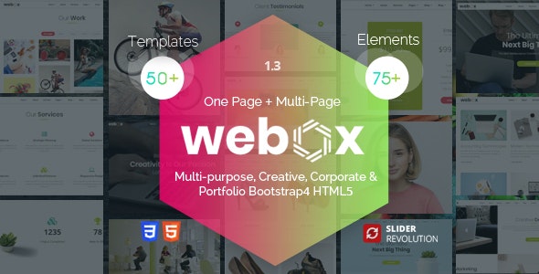 Webox v1.0 - One Page Parallax