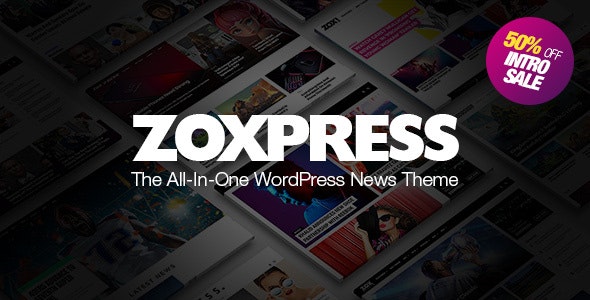 ZoxPress v2.08.0 - All-In-One WordPress News Theme