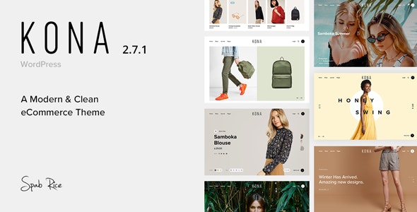 Kona v2.9.4.1 - Modern & Clean eCommerce WordPress Theme